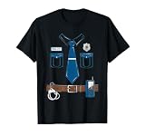 Police Outfit Cop Uniform Officer Law Enforcement Costume T-Shirt