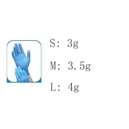 Luvas de proteção de segurança descartáveis ​​de nitrilo, sem pó, sem gel de sílica, luvas anti-derr