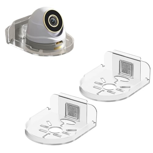 Image of Camera Wall Shelves for Baby Monitors, Clear, 2 Pieces