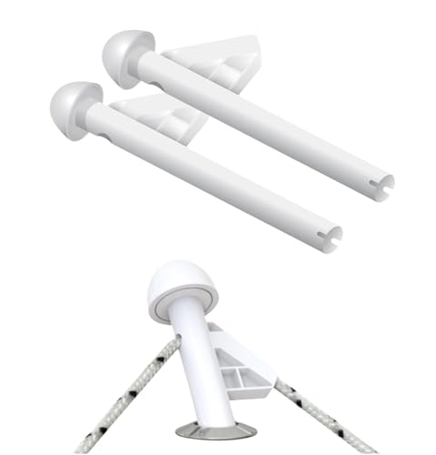 DL Fender 2 Pack Rod Holder for Boat Fenders - Effortless Fender Management with Versatile Boat Docking Tool - Multifunctional Fender Adjuster Holder Also Doubles as Boarding and Exiting Handle