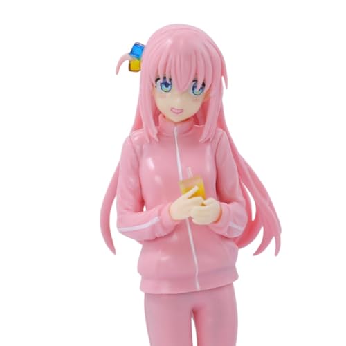 Image of Bocchi The Rock ! Gotoh Hitori Action Figure | Hitori Gotoh Standing Figure 18cm for Home, Desk, and Table Decor | Gift for Friends, Family and Anime Fans (Gotoh Hitori)