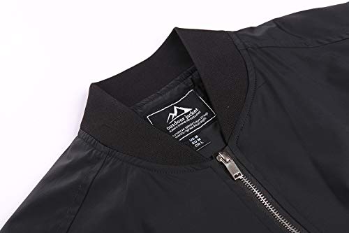 Magnivit Men's Casual Lightweight Jacket Softshell Winter Bomber Jacket Varsity Coat #TOP2