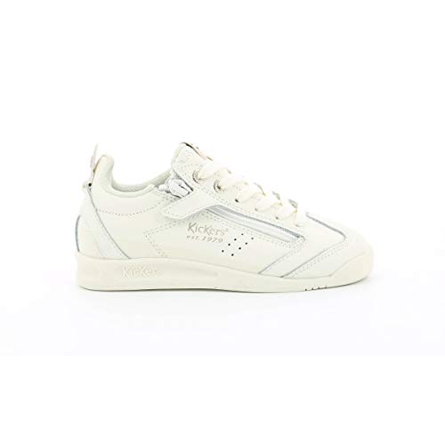 Kickers Zapatillas Deporte 686030 30 Kick 18 Cdt 34 Blanc Or Clair 35 para Niño y Niña