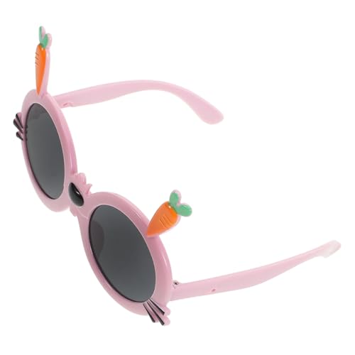 Healvian Fashionable Boys and Girls Sunglasses Bunny Carrot Style Uv Blocking Lightweight Perfect for Parties