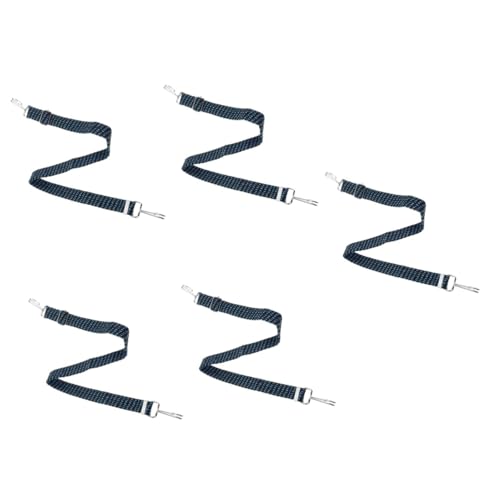 Healvian 5 Piezas Cuerda De Amarre De Equipaje Exterior Cuerdas Elásticas con Ganchos De Alta Resistencia Cuerda Elástica Bike Largo para Cámping Bungees Blue Hilo De Goma
