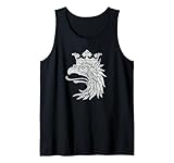 Design bianco invecchiato. Scania Svezia Cappotto di Braccia Bandiera Griffin Canotta