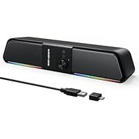 Senzer CS20 2 in 1 Bluetooth Computer Speakers w/ Lights only .49: eDeal Info