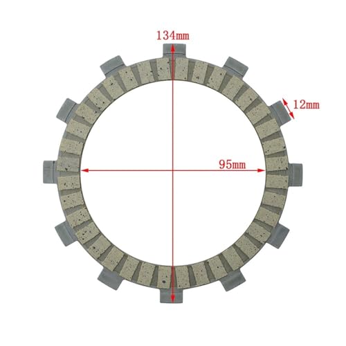 Disques d'embrayage de moto pour GV300S longévité accrue