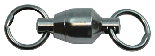 Spro Ball Bearing Swivel with 2 Welded Ring-Pack of 2 (NS Black, Size 7)