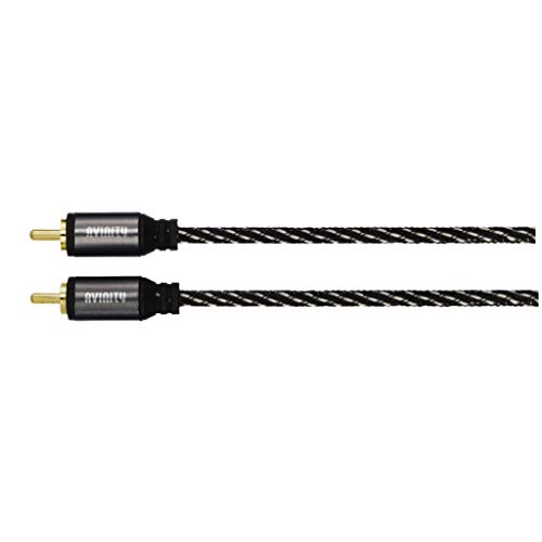 Cordon de connexion RCA mâle vers mâle pour liaison audio stéréo de 1m50