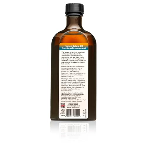 Nature Spell Batana Oil for Hair Growth, Pre-Diluted Scalp Oil, Strengthens & Repairs Damaged Strands, Nourishes & Hydrates Split Ends, Adds Shine, For All Hair Types, Vegan, 150 ml