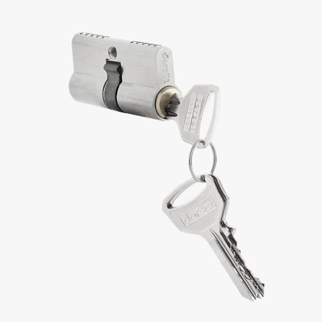 Dorset 60 mm Cylinder Lock Both Side Key Lock Euro Profile
