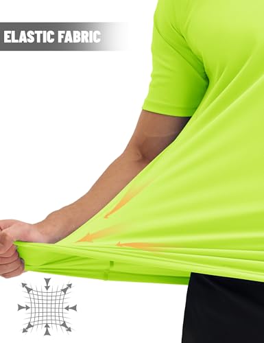 MAGCOMSEN Men's Short Sleeve UPF 50+ T-Shirt Swim Quick Dry Rash Guard Athletic Surf Shirts Performance Water Shirts4