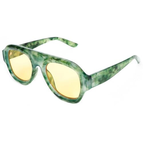 Retro Square Sunglasses for Women Fashion Gradient Shades UV400 Trending Men Pilot Sun Glasses2