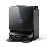 Roborock Saros 10R Saugroboter und Wischmop, 22.000 Pa Saugkraft, fusselfreies Design, Ecken und Kantenreinigung, Selbststaubentleerung und Heißlufttrocknung