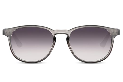 Image of Balenciaga Round Sunglasses Polarized Steampunk Clip-On Shades for Men & Women Best for Face Big Heads Small Face & All Face Shapes