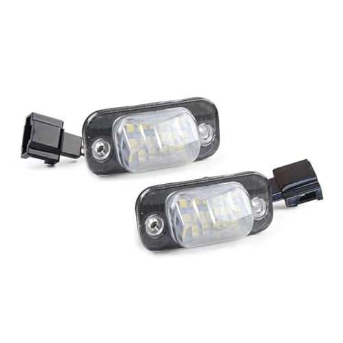 Luz LED Placa Matrícula Blanca de Alta Luminosidad Kit de 2 Plafones para Seat Ibiza y Cordoba 3