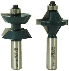 WL-1323 Edge Banding Bit Set a Matched Tongue and Groove, 1/2" Shank