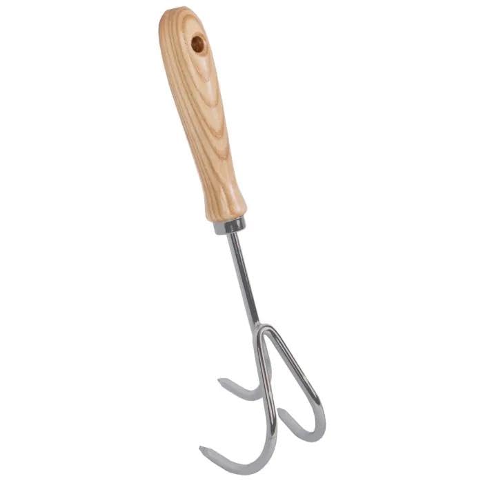 Cultivador de Mano de Acero Galvanizado, para Macetas, 29.3 cm