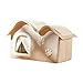 Bothyi Cat Bed for Indoor Cats Cat House Calming Soft Pet Supplies Sleeping Dog Beds Semi Enclosed Pet Bed for Puppy Cats Dog Kitten, L