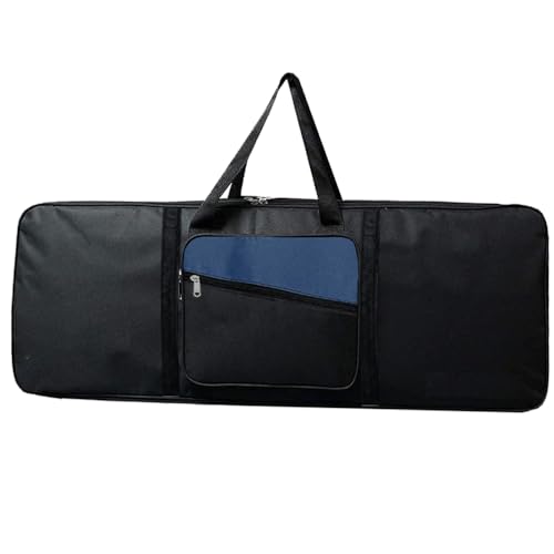 Image of IMAGINEA Nylon 40 Piano Storage Bag Compatible With Psr-I400,Psr-I500,Psr9000,Psr 8000 & Casio Ct-X870In,Ct-X8000In,Ct-X9000In,61 Keys Cover Portable Gig Case,Waterproof Oxford Cloth Bags-Black