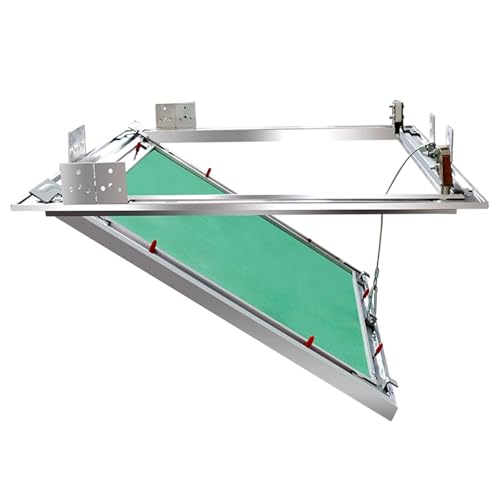 Innovz Attic Access Panel Ceiling Access Door, Drywall Access Hatch for Ceiling Only, Custom Sizes Ceiling Inspection Flap, Aluminum Frame & Plasterboard Panel(360x360mm(14.2x14.2in))