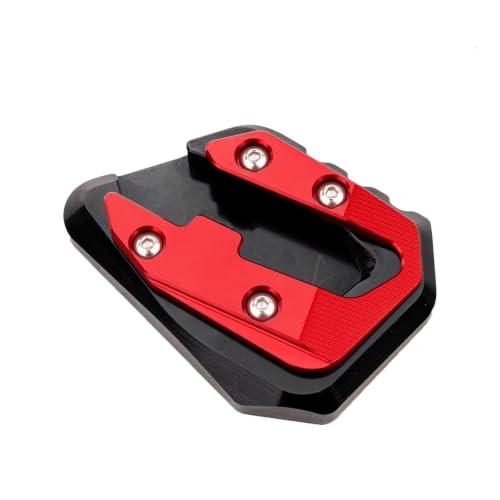Béquille latérale moto Tmax 560 sécurisée avec patin rouge pour vos balades et road trips