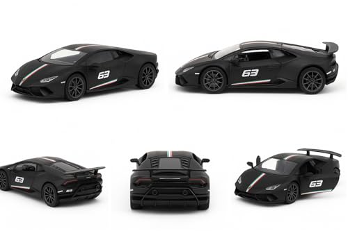 Image of 1:36 Scale Lamborghini Toy Car - Die-Cast Alloy Pull-Back Car for Kids, Boys & Collectors | Off-Road Racing Mini Vehicle, Gift Toy (Color As per Stock)