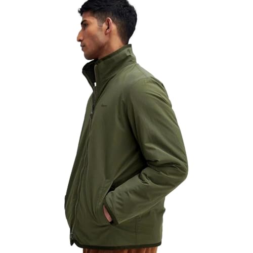 Barbour Men's Reversible Fleece Jacket, Fern3