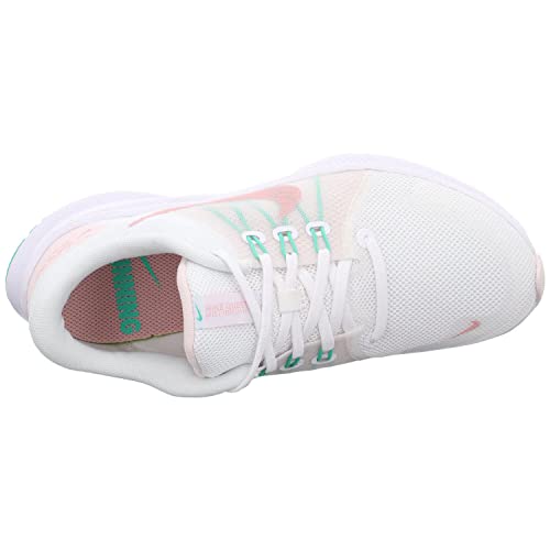 Nike Cal ados Femininos de Corrida Quest 4, Verde, branco., 6.5