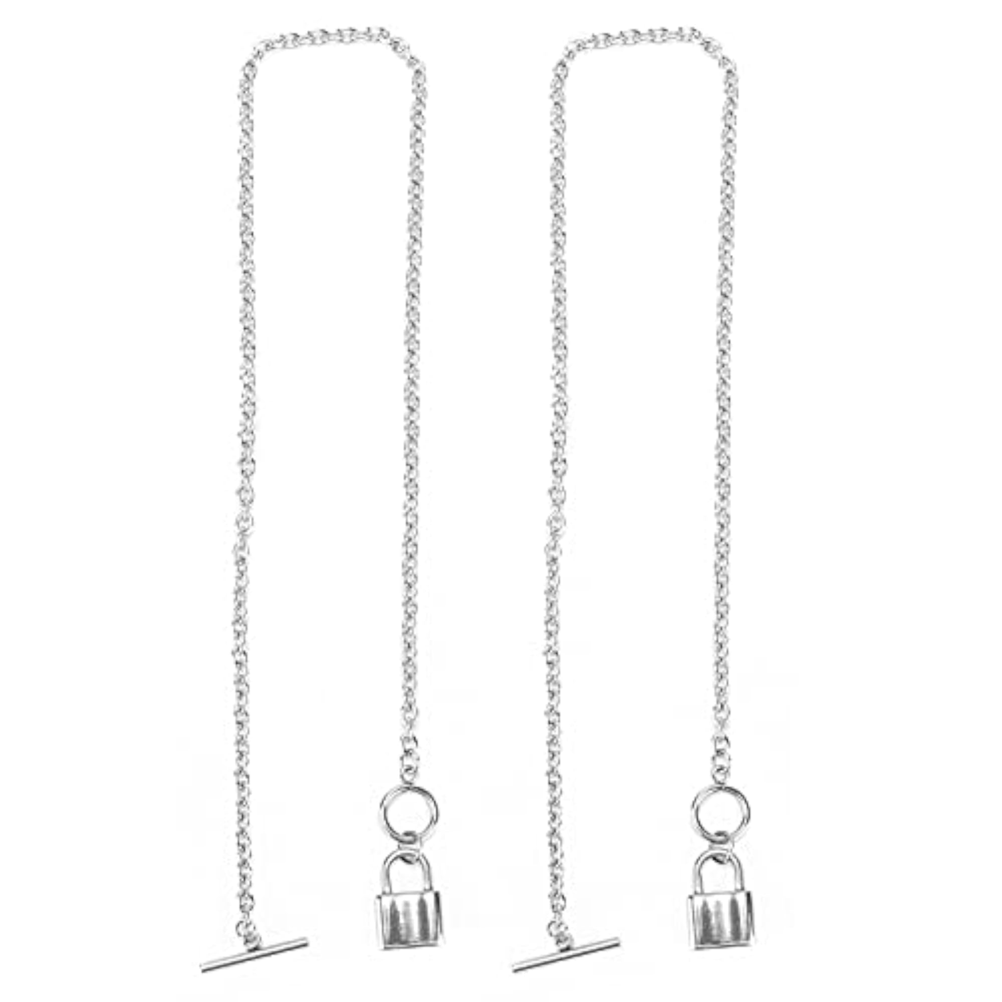Men's Stainless Steel Padlock Choker Necklace