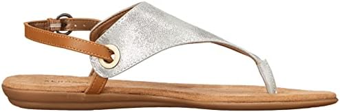 Aerosoles Womens IN CONCHLUSION Flat Sandal Silver Metallic 12 | Image 5