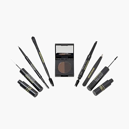 Arches and Halos Ultimate Brow Hero Kit - Scuro per le donne 7 pezzi Arches and Halos Ultimate Brow Hero Kit - Scuro per le donne 7 pezzi