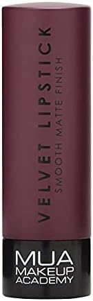 MUA Make Up Academy Velvet Lipstick Smooth Matte Finish Lip Colour (So Chic), Purple - Image 3