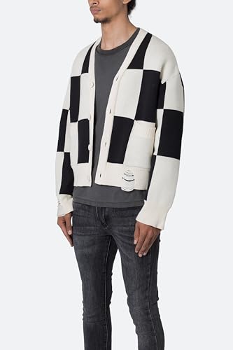 mnml Men's Checkered Cardigan2