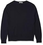 Fällt normal aus Vince Damen Weekend V-Neck Pullover, Blau (Coastal Blue), X-Groß