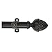 Modern Acorn Curtain Rod Size: 66
