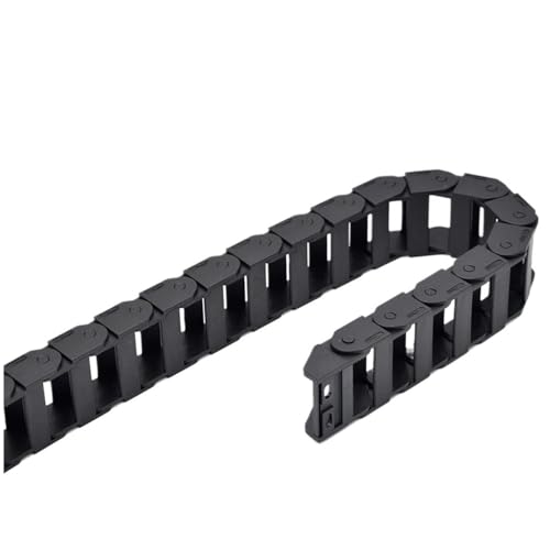 Chaîne porte-câbles 18x25 mm en plastique de 1m type pont pour machine