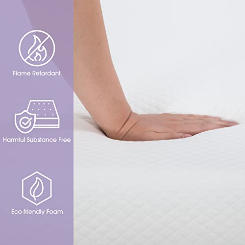 Bestmassage 6 In Gel Memory Foam Mattress Mattresses For Cool Sleep & Pressure Relief,Medium Firm Mattresses Certipur-Us Certified/Bed-In-A-Box,Queen #TOP3