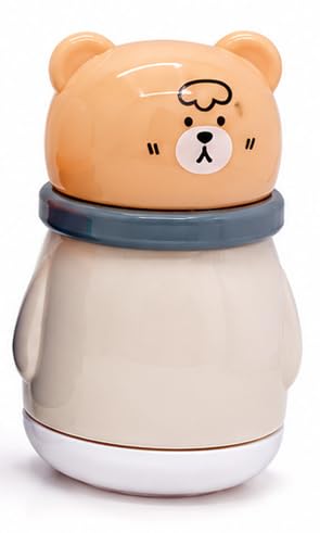 Baby Powder Puff Box with Soft Sponge Applicator, Talcum Powder Storage Container for Newborns, Infants & Toddlers (Yellow, S)-image-36