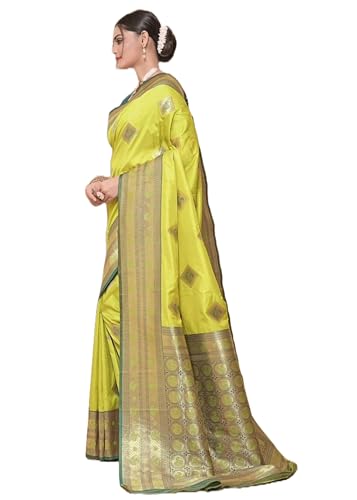 Sari Banarshi 13919 en soie douce pour rayonner lors d'un grand mariage oriental