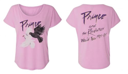 Maillot Prince Merch Doves style urbain décontracté pour concert et été