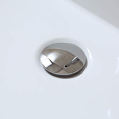 Luxier Ds01-Tc 1 5/8" Bathroom Faucet Vessel Vanity Sink Pop Up Drain Stopper Without Overflow Chrome #TOP2