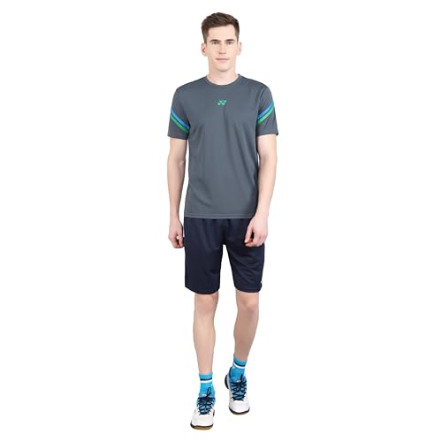 Image of YONEX Round Neck T-Shirt 2812 |Badminton|Tennis|Squash|Tru Dry |Quick Dry |Breathable |Fleecy