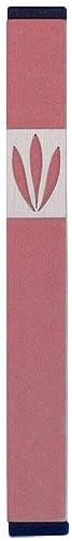 Baltinester Agayof Traditional Leaf Shin Mezuzah 1.5 x 12cm - Silver
