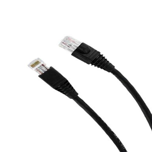 Leviton 5G460-20E PCORD CAT 5E 6.10 m BK miniatura 1
