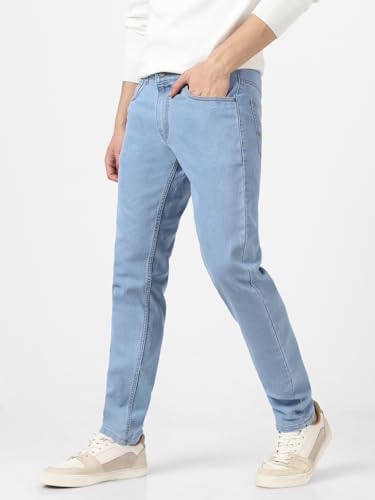 Urbano Fashion Men's Slim Fit Mid Rise Washed Jeans Stretchable