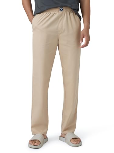 Image of XYXX Men's Pace Super Combed Cotton Regular Fit Solid Pyjamas | Dual Pockets, Ultra Light, Comfortable Lounge Pants for Men