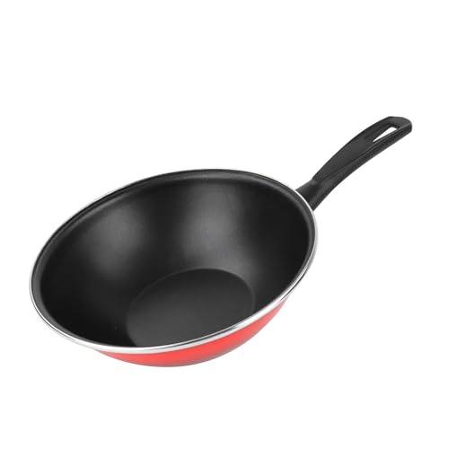 MAGEFESA Wok 'SR' Ø28cm acciaio smaltato rosso