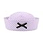 White Pink Striped